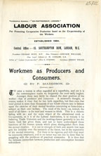 Copertina di Workmen as producers and consumers
