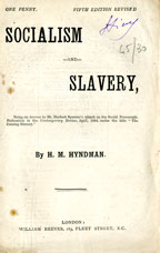 Copertina di Socialism and slavery