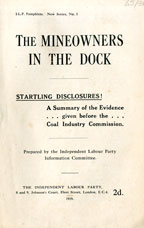 Copertina di The Mineowners in the dock
