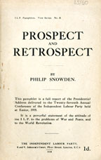 Copertina di Prospect and retrospect