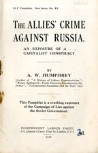 Copertina di The Allies' crime against Russia