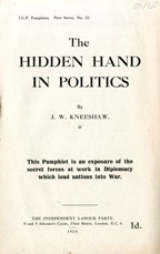 Copertina di The hidden hand in politics