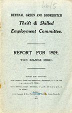 Copertina di Report for 1909 with balance sheet