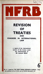 Copertina di Revision of treaties and changes in international law