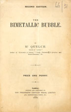 Copertina di The bimetallic bubble
