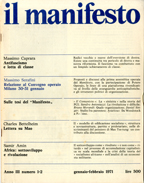 Copertina di il manifesto