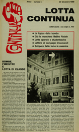 Copertina di Lotta Continua
