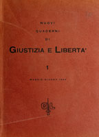 Copertina di Nuovi quaderni di Giustizia e Libertà