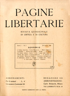 Copertina di Pagine libertarie
