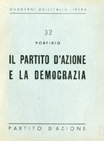 Copertina di Il Partito d'Azione e la Democrazia