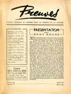 Copertina di Preuves